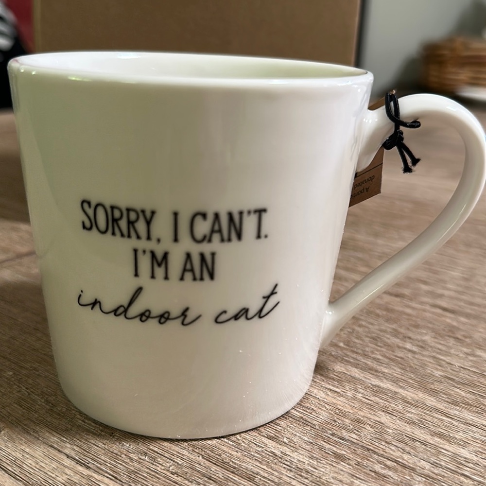 Cat mug NWT in box